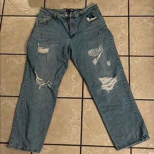 Fashion Nova Light Blue Denim